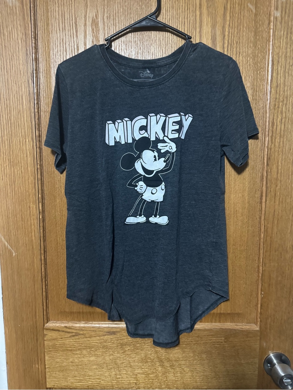 Disney Black Short Sleeve Mickey Graphic Tee